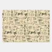 ヴィンテージ遊のおもちゃ ラッピングペーパーシート (正面)