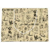 ヴィンテージ遊のおもちゃ ラージペーパーバッグ (正面)