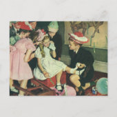 ヴィンテージ遊のしっぽをロバに固定 ポストカード (正面)