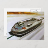 ヴィンテージ遊のレーシングカーはがき ポストカード (正面/裏面)