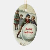 ヴィンテージ遊の冬 セラミックオーナメント (右)