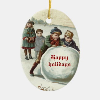 ヴィンテージ遊の冬 セラミックオーナメント