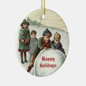 ヴィンテージ遊の冬 セラミックオーナメント (右)