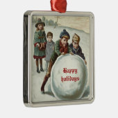 ヴィンテージ遊の冬 メタルオーナメント (右)