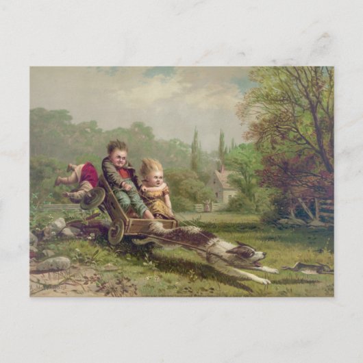 ヴィンテージ遊の子 ポストカード (正面)