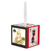 「ヴィンテージ遊カード」 キューブオーナメント (裏面アングル)