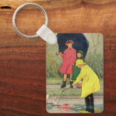 ヴィンテージ遊ズパドルおもちゃボート雨 キーホルダー (正面)