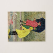 ヴィンテージ遊ズパドルおもちゃボート雨 ジグソーパズル (横)