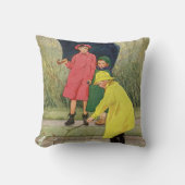 ヴィンテージ遊ズ・イン・パドル「雨の日」 クッション (正面)