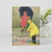 ヴィンテージ遊ズ・イン・パドル「雨の日」 招待状 (スタンド正面)