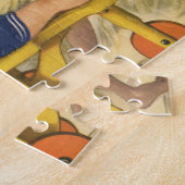 ヴィンテージ遊少年がビーチでサンドトイズ ジグソーパズル (側面)