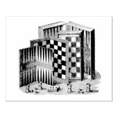 ヴィンテージ遊技盤及び遊技スケッチ ラバースタンプ (インプリント)