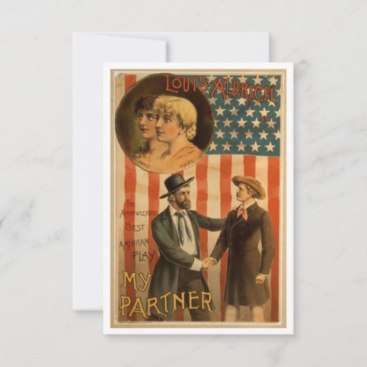 ヴィンテージ遊「マイパートナー」 サンキューカード (正面)