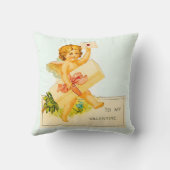 ヴィンテージ運の贈り物 クッション (裏面)