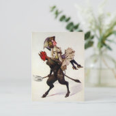 ヴィンテージ運クランプスの女 ポストカード (スタンド正面)