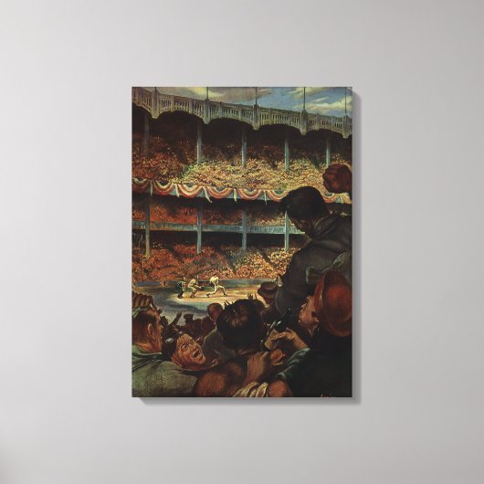 ヴィンテージ運動愛好家 キャンバスプリント (正面)