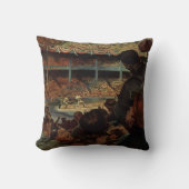 ヴィンテージ運動愛好家 クッション (正面)