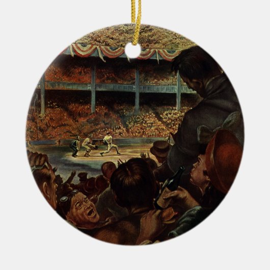 ヴィンテージ運動愛好家 セラミックオーナメント (正面)