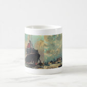 ヴィンテージ運送旅客船 コーヒーマグカップ (中央)