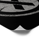 ヴィンテージ過剰摂取認識度贈与 ポスター (角)