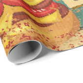 ヴィンテージ道端ダイナーメタルサイン。ダイナー、レトロ、v ラッピングペーパー (ロールコーナー)