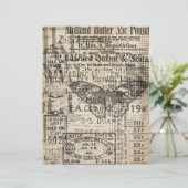 ヴィンテージ遠くにスクラップブック紙 (スタンド正面)