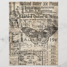 ヴィンテージ遠くにスクラップブック紙