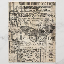 ヴィンテージ遠くにスクラップブック紙