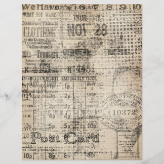 ヴィンテージ遠くにスクラップブック紙(1)