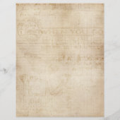 ヴィンテージ遠くにスクラップブック紙(4) (裏面)