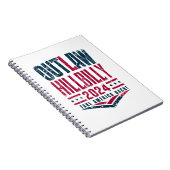 ヴィンテージ選挙ヒルビリー米国国旗 ノートブック (右側)