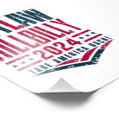 ヴィンテージ選挙ヒルビリー米国国旗 フォトプリント            (角)