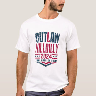 ヴィンテージ選挙 アウトロー ヒルビリー アメリカ国旗 Tシャツ