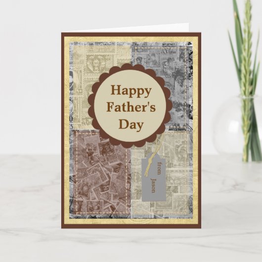 ヴィンテージ郵便カード カード (正面)