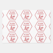 ヴィンテージ郵便切手包装紙シート ラッピングペーパーシート (正面2)