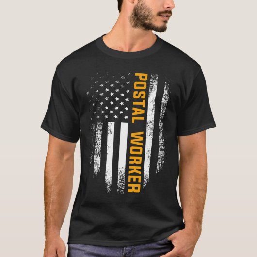 ヴィンテージ郵便局米国旗US Postal Serv Tシャツ (正面)