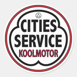 ヴィンテージ都市サービスkoolmotorの印 ラウンドシール