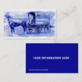 ヴィンテージ配送車の名刺 名刺 (正面/裏面)