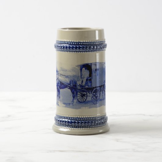 ヴィンテージ配送車セラミックスタイン ビールジョッキ (中央)