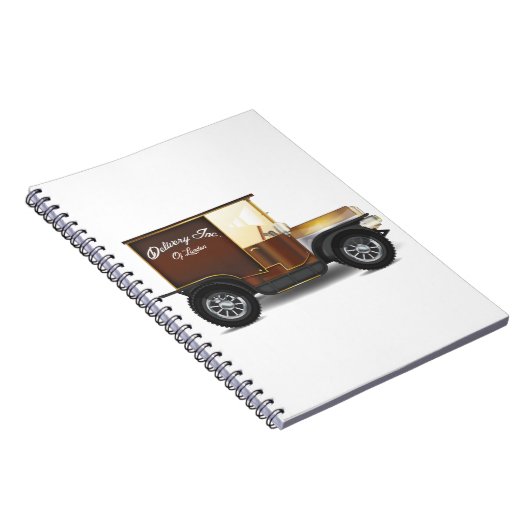 ヴィンテージ配送車 ノートブック (右側)