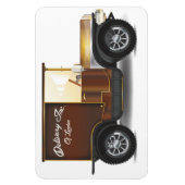 ヴィンテージ配送車 マグネット (縦)