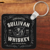 ヴィンテージ酒名旧死神ウイスキーを追加 キーホルダー (裏面)