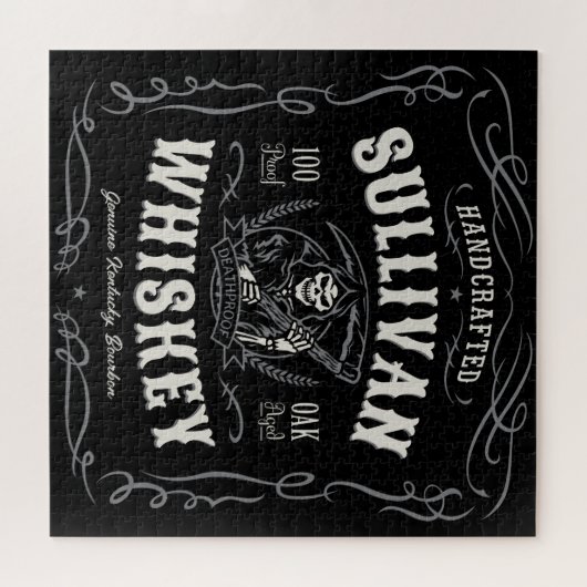 ヴィンテージ酒名旧死神ウイスキーを追加 ジグソーパズル (横)