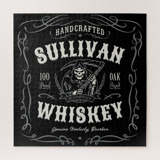 ヴィンテージ酒名旧死神ウイスキーを追加 ジグソーパズル (縦)