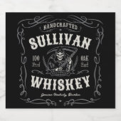 ヴィンテージ酒名旧死神ウイスキーを追加 ビールラベル (シングルラベル)