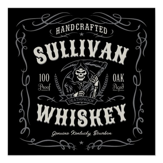 ヴィンテージ酒名旧死神ウイスキーを追加 ポスター (正面)