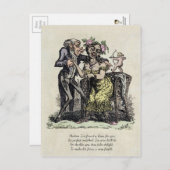 ヴィンテージ酢バレンタインデー ポストカード (正面/裏面)