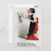 ヴィンテージ酢バレンタインデー ポストカード (正面/裏面)