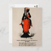 ヴィンテージ酢バレンタインデー ポストカード (正面/裏面)