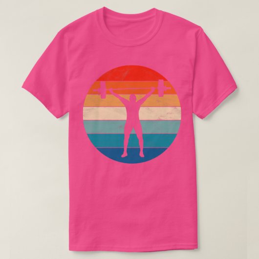 ヴィンテージ重量挙げ Tシャツ (デザイン正面)